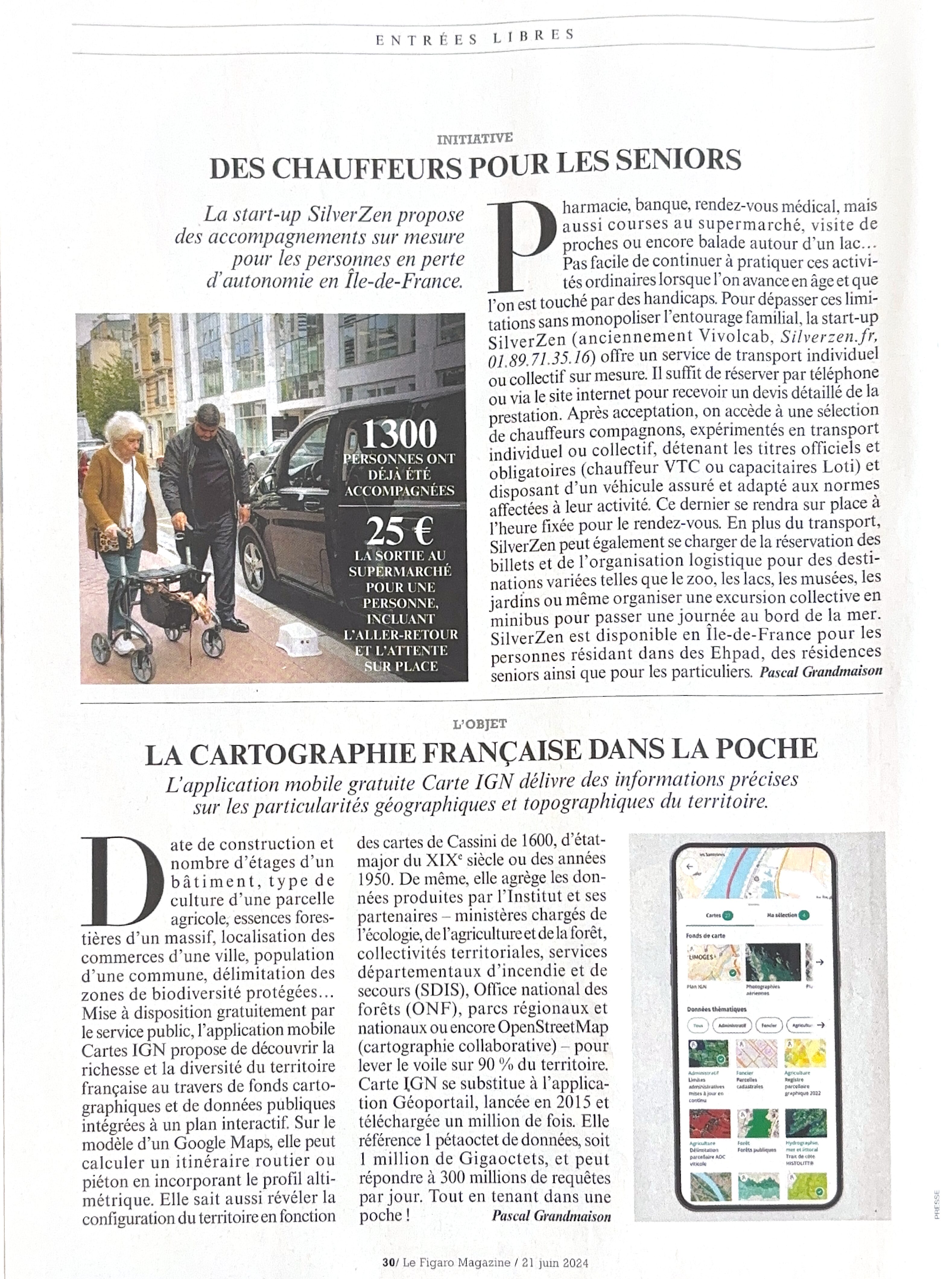 Article sur SilverZen un service de qualité 